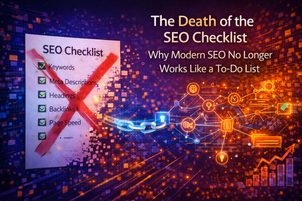 The Death of the SEO Checklist Why Modern SEO Has Changed